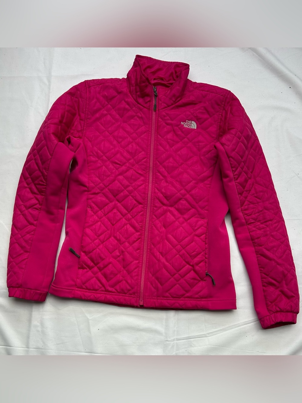 The North Face Women's Hot Pink Quilted Puffer Jacket